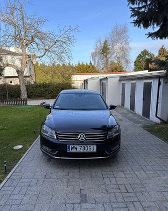 Volkswagen Passat cena 36300 przebieg: 201600, rok produkcji 2012 z Warszawa małe 92